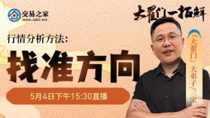 【大翟门】行情分析方法：一节课找准方向